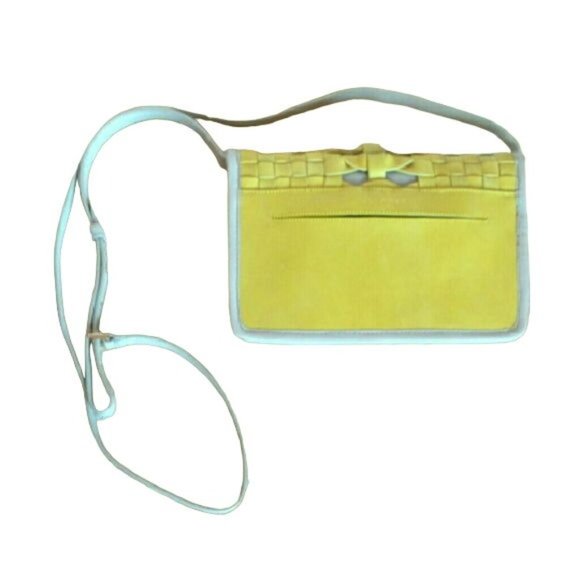 NWT Cole Haan woven leather crossbody clutch - Picture 2 of 4